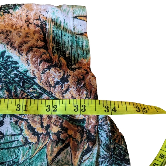 Island Planet elastic waist, Lightweight flowing Tropical Maxi Skirt Sz. M/L - Picture 13 of 13